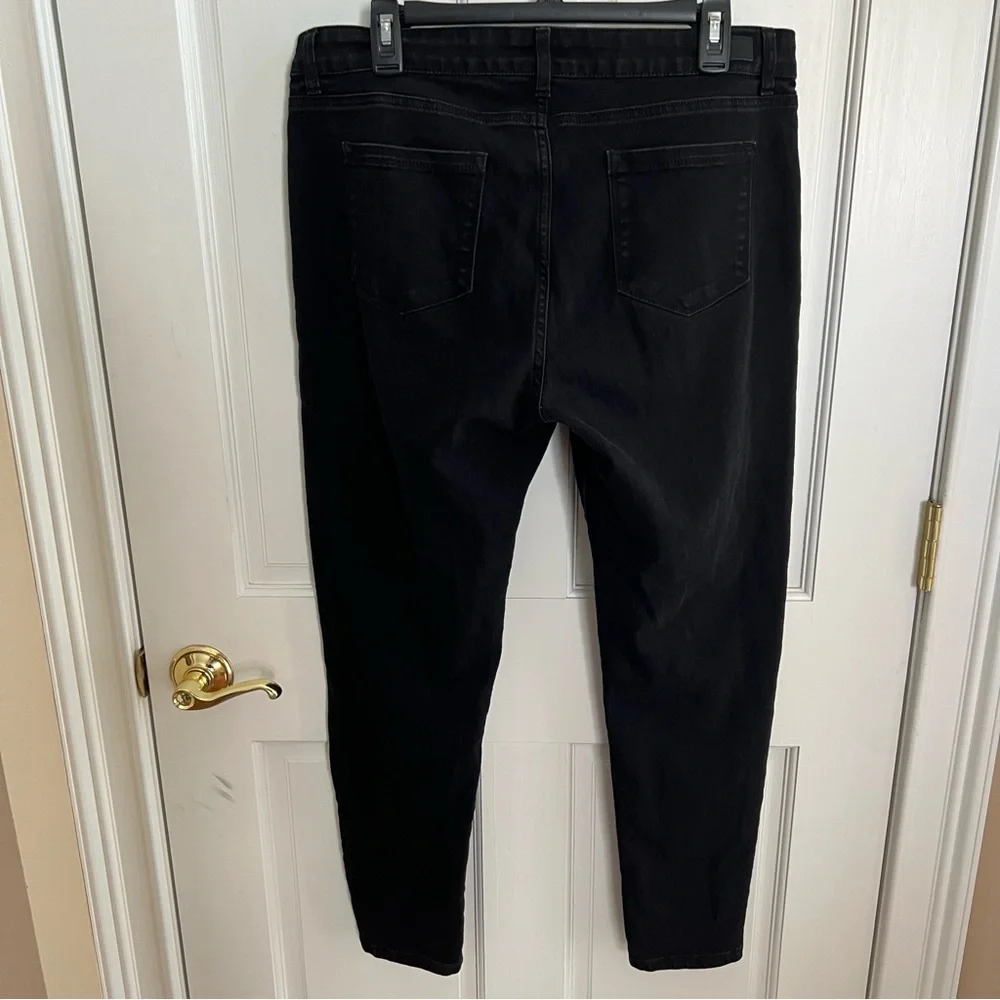 Womens JONES NEW YORK Black Essex Skinny Stretch Jeans Size 16